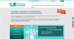 Desktop Screenshot of institutdelavocation.fr
